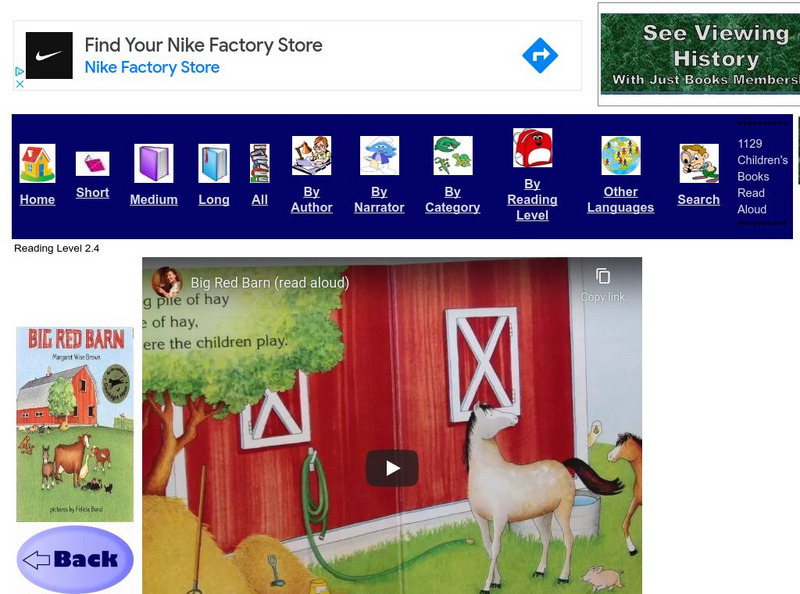 Just Books Read Aloud: Margaret Brown and Felicia Bond: Big Red Barn eBook Just Books Read Aloud: Margaret Brown and Felicia Bond: Big Red Barn eBook