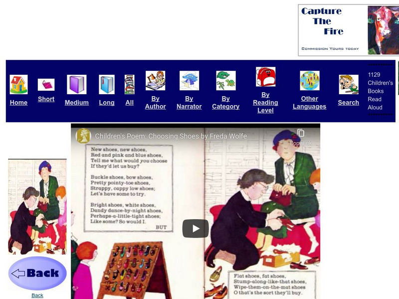 Just Books Read Aloud: Freda Wolfe: Choosing Shoes eBook