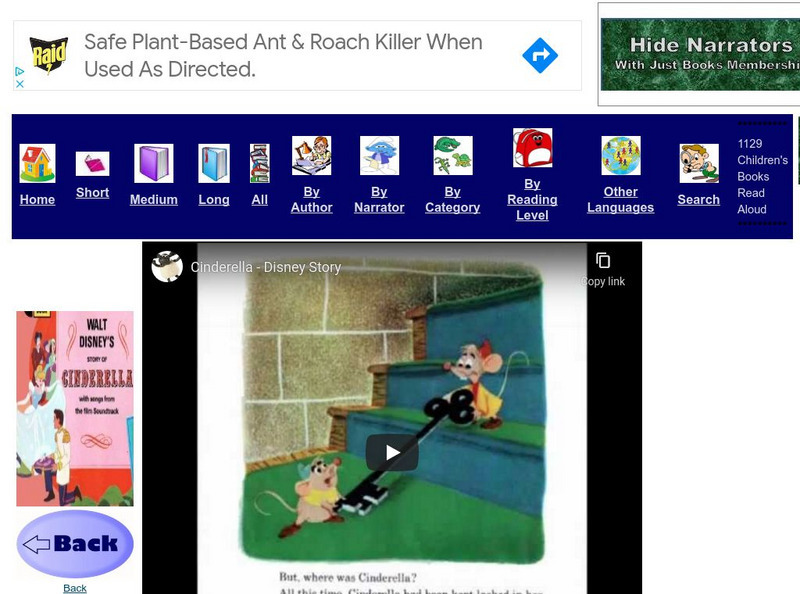 Just Books Read Aloud: Walt Disney: Cinderella eBook