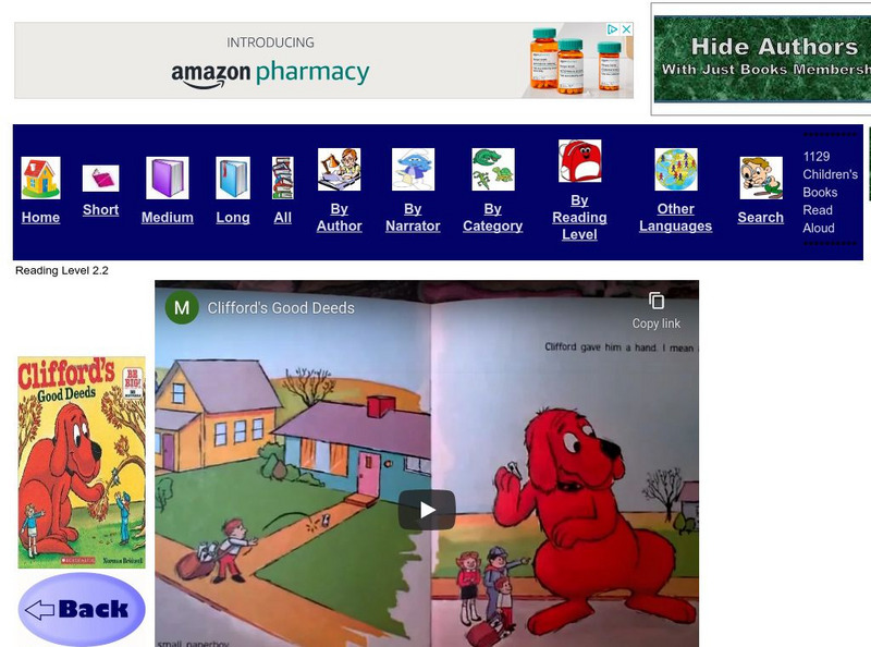 Just Books Read Aloud: Norman Bridwell: Clifford's Good Deeds eBook