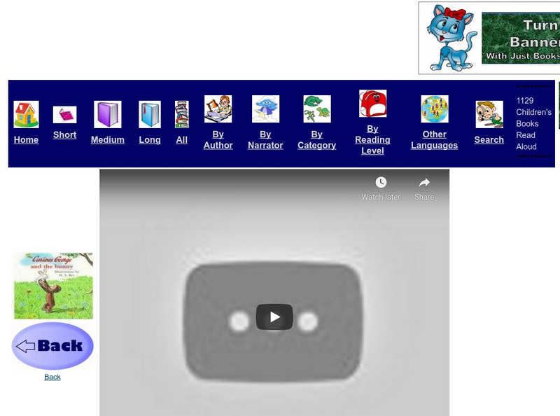 Just Books Read Aloud: Margaret Rey: Curious George and the Bunny eBook