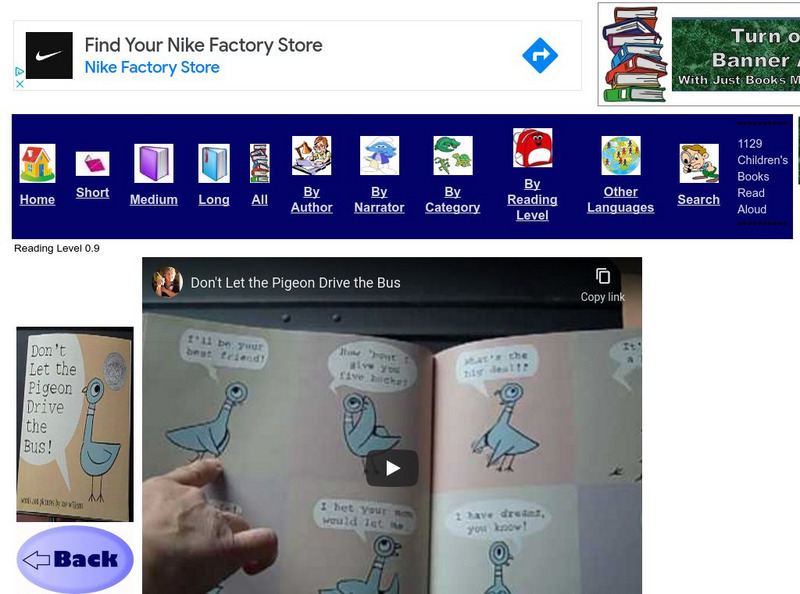 Just Books Read Aloud: Mo Willems: Don't Let the Pigeon Drive the Bus eBook