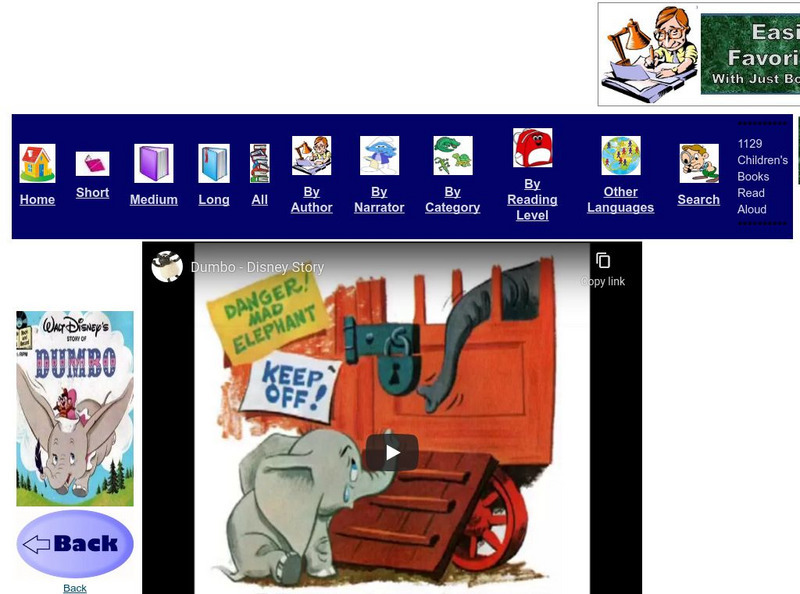 Just Books Read Aloud: Walt Disney: Dumbo eBook