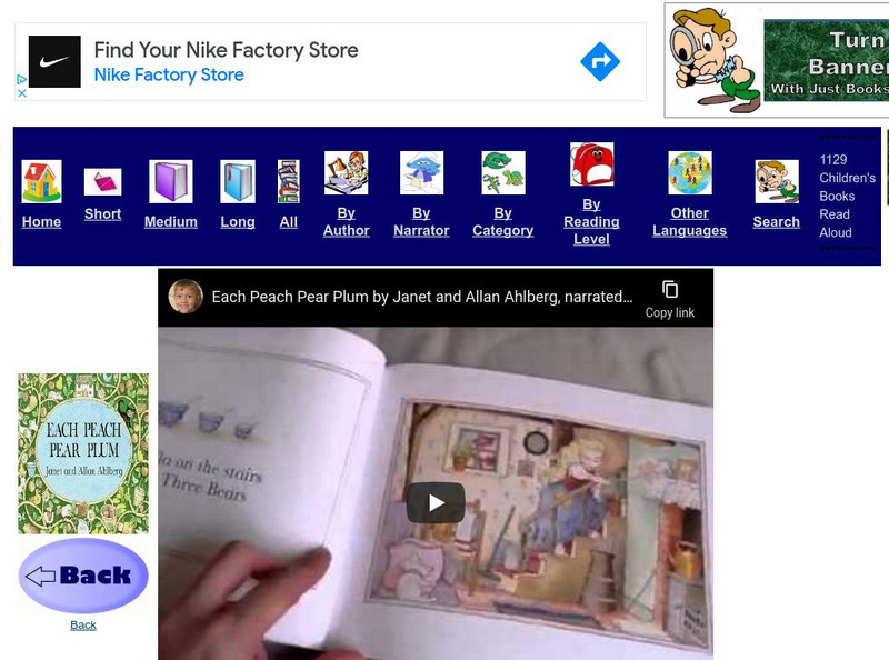 Just Books Read Aloud: Allan Ahlberg: Each Peach Pear Plum eBook Just Books Read Aloud: Allan Ahlberg: Each Peach Pear Plum eBook