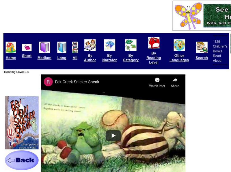 Just Books Read Aloud: Rhonda Greene: Eek! Creak! Snicker Sneak eBook