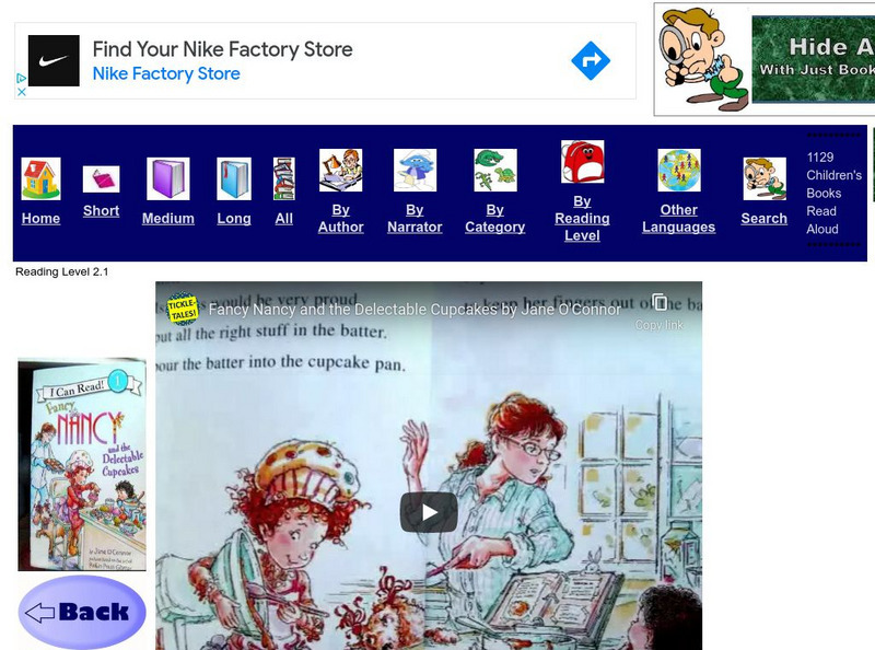 Just Books Read Aloud: Fancy Nancy and the Delectable Cupcakes eBook