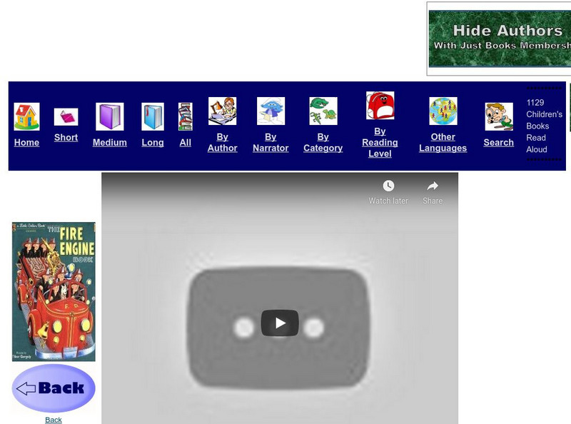 Just Books Read Aloud: Tibor Gergely: Fire Engines eBook