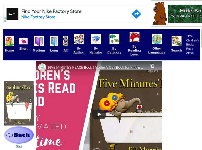 Just Books Read Aloud: Jill Murphy: Five Minutes' Peace eBook