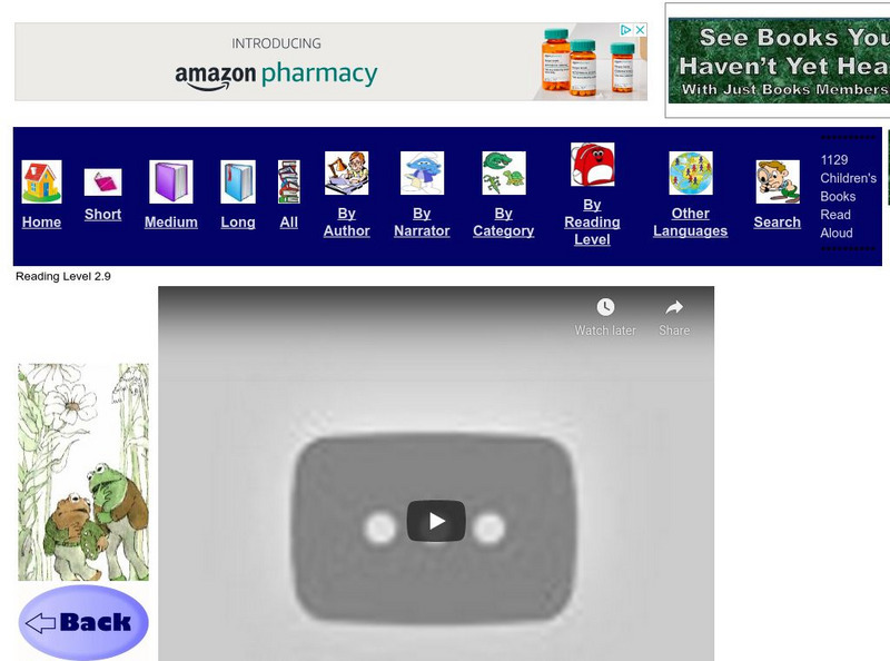 Just Books Read Aloud: Arnold Lobel: Frog and Toad Are Friends: The Lost Button eBook Just Books Read Aloud: Arnold Lobel: Frog and Toad Are Friends: The Lost Button eBook