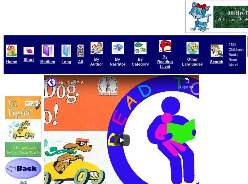 Just Books Read Aloud: p.d. Eastman: Go, Dog. Go! Book of Things That Go eBook