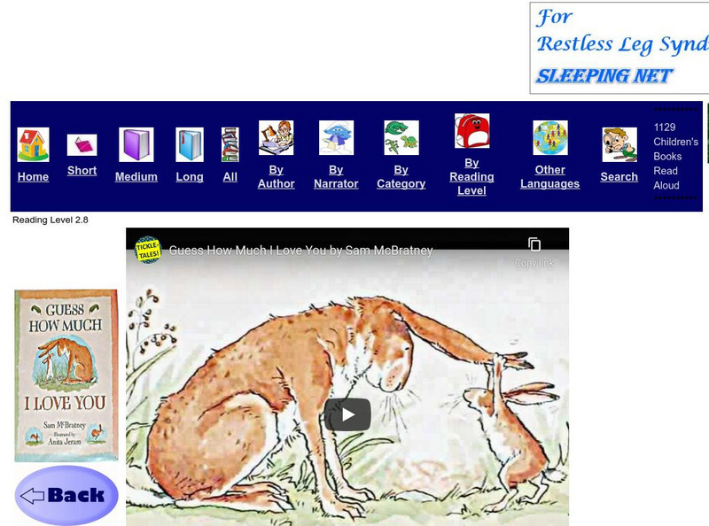 Just Books Read Aloud: Sam Mc Bratney: Guess How Much I Love You eBook