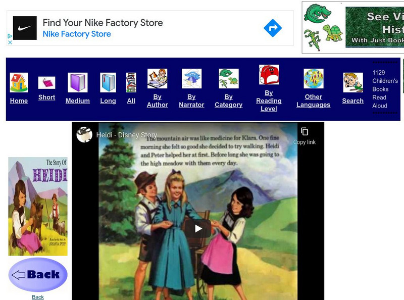 Just Books Read Aloud: Walt Disney: Heidi eBook