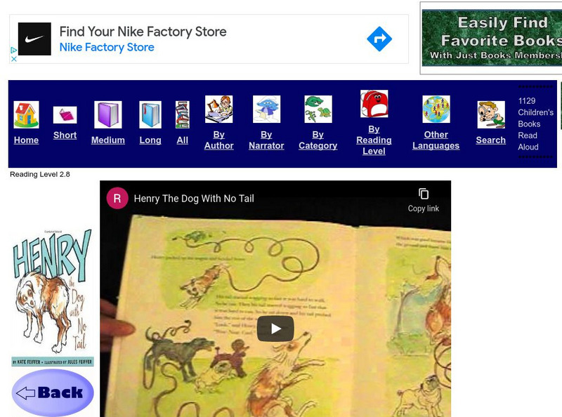 Just Books Read Aloud: Kate Feiffer: Henry the Dog With No Tail eBook