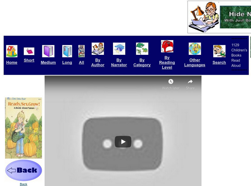 Just Books Read Aloud: Nancy Buss: How Things Grow eBook