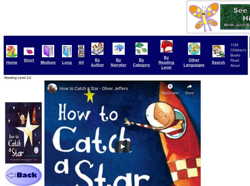 Just Books Read Aloud: Oliver Jeffers: How to Catch a Star eBook