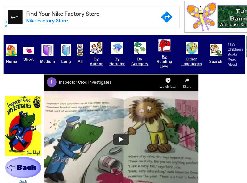 Just Books Read Aloud: Sam Lloyd: Inspector Croc Investigates eBook