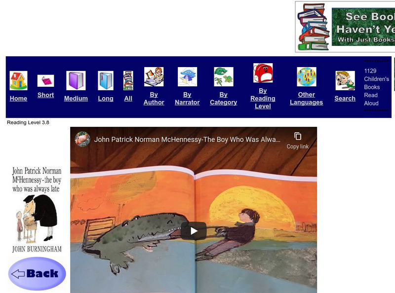 Just Books Read Aloud: John Burningham: John Gordon Patrick Mc Hennesay eBook Just Books Read Aloud: John Burningham: John Gordon Patrick Mc Hennesay eBook