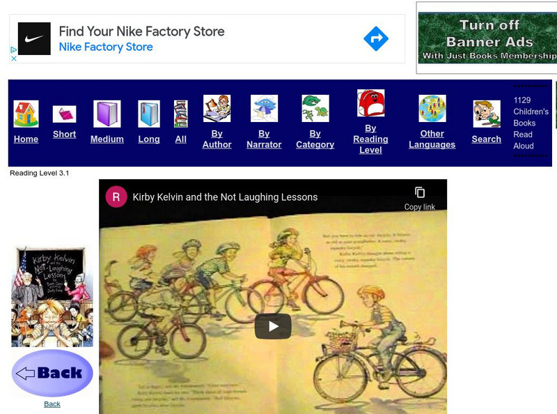 Just Books Read Aloud: Ivan Cecil: Kirby Kelvin and the Not Laughing Lessons eBook