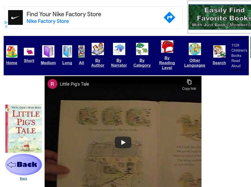 Just Books Read Aloud: Nigel Gray: Little Pig's Tale eBook