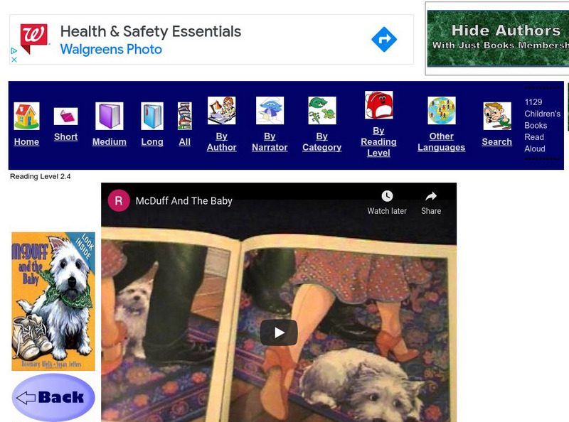 Just Books Read Aloud: Rosemary Wells: Mc Duff and the Baby eBook