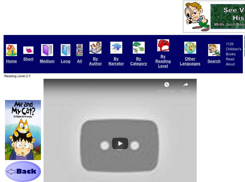Just Books Read Aloud: Satoshi Kitamura: Me and My Cat eBook Just Books Read Aloud: Satoshi Kitamura: Me and My Cat eBook