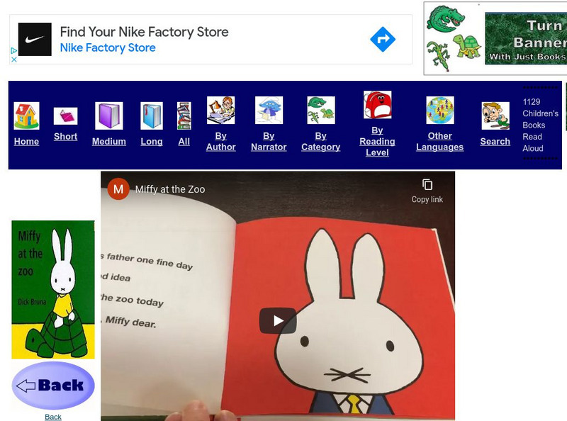 Just Books Read Aloud: Dick Bruna: Miffy at the Zoo eBook