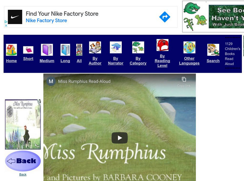 Just Books Read Aloud: Barbara Cooney: Miss Ruphius eBook