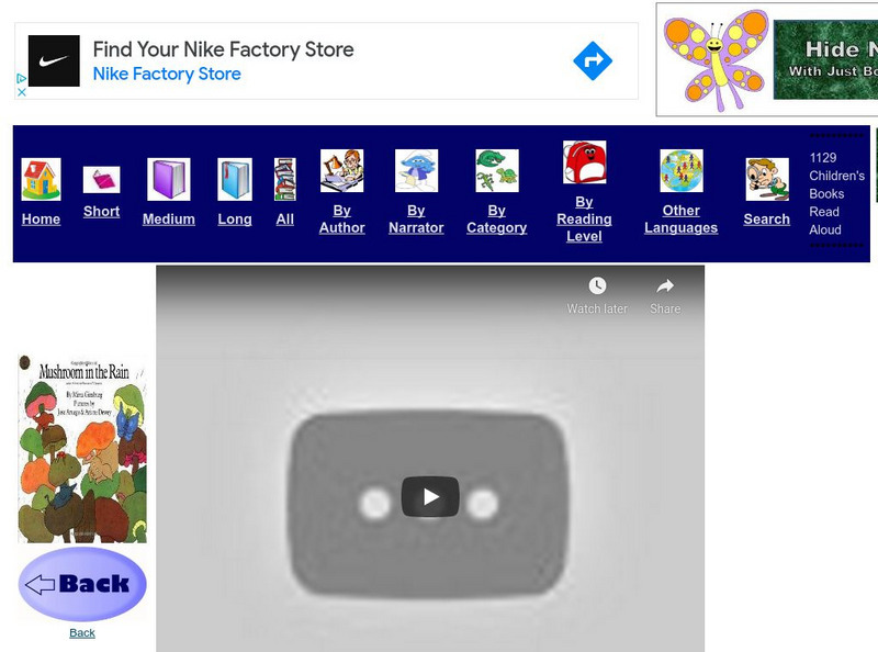 Just Books Read Aloud: Mirra Ginsburg: Mushroom in the Rain eBook