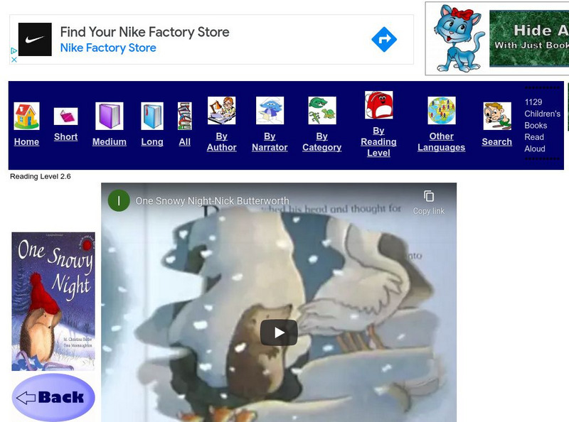 Just Books Read Aloud: Christina Butler: One Snowy Night eBook