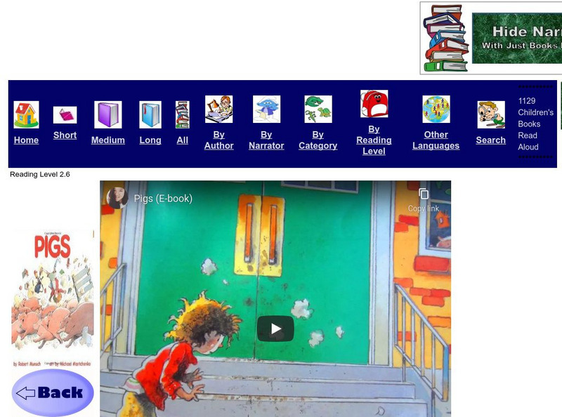 Just Books Read Aloud: Robert Munsch: Pigs eBook