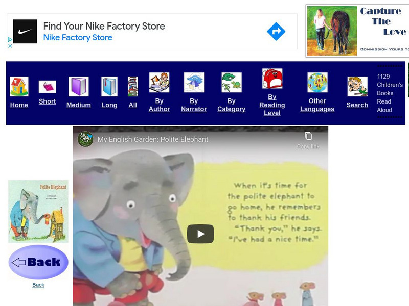 Just Books Read Aloud: Richard Scarry: Polite Elephant eBook