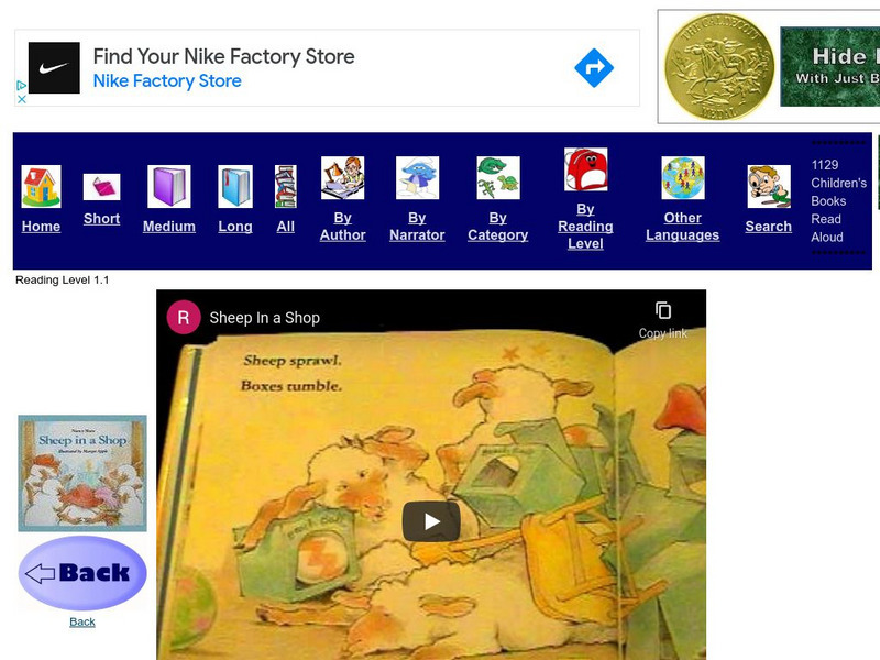 Just Books Read Aloud: Nancy Shaw: Sheep in a Shop eBook