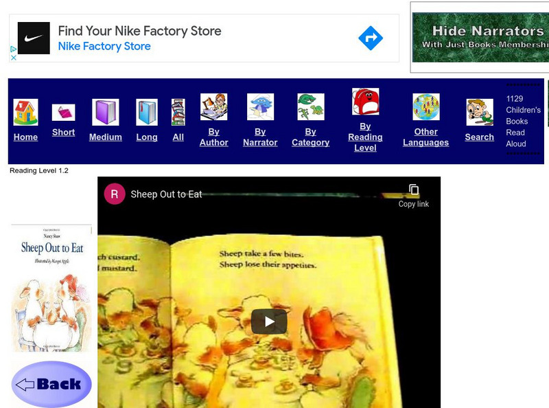 Just Books Read Aloud: Nancy Shaw: Sheep Out to Eat eBook