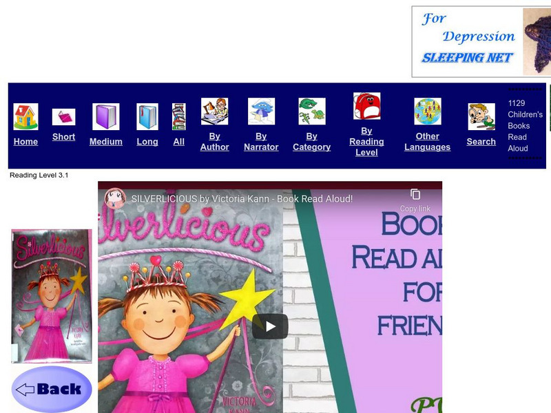 Just Books Read Aloud: Victoria Kann: Silvericious eBook