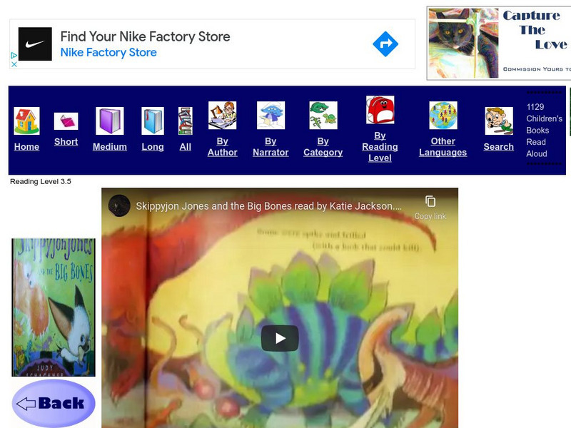 Just Books Read Aloud: Judy Schachner: Skippyjon Jones and the Big Bones eBook