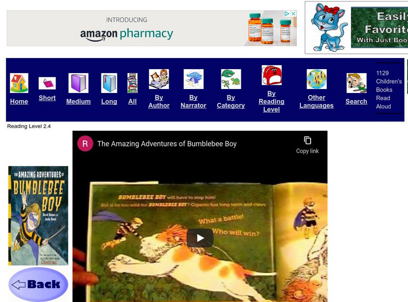 Just Books Read Aloud: The Amazing Adventures of Bumble Bee Boy eBook