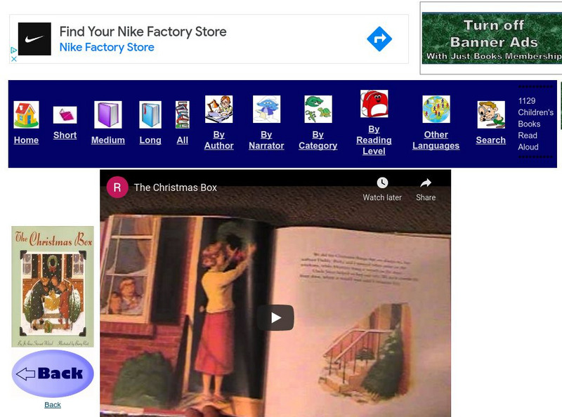 Just Books Read Aloud: Jo Anne Wetzel: The Christmas Box eBook Just Books Read Aloud: Jo Anne Wetzel: The Christmas Box eBook