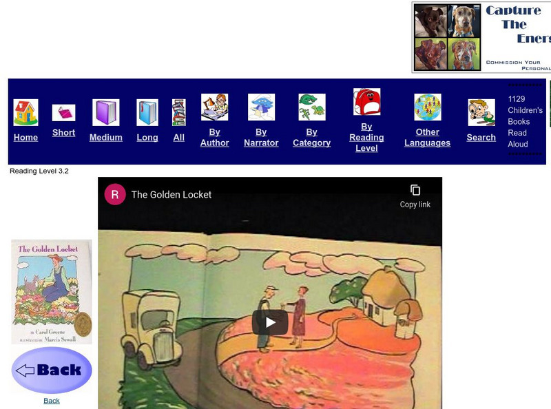 Just Books Read Aloud: Carol Greene: The Golden Locket eBook