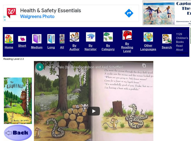 Just Books Read Aloud: Julia Donaldson and Axel Scheffler: The Gruffalo eBook Just Books Read Aloud: Julia Donaldson and Axel Scheffler: The Gruffalo eBook