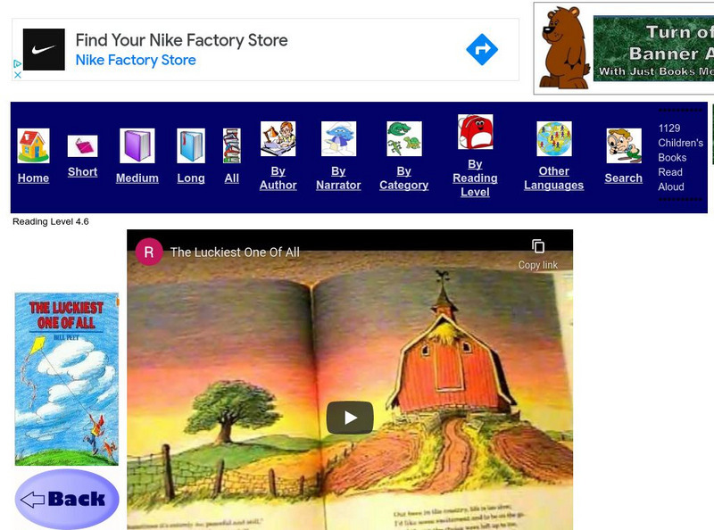 Just Books Read Aloud: Bill Peet: The Luckiest One of All eBook