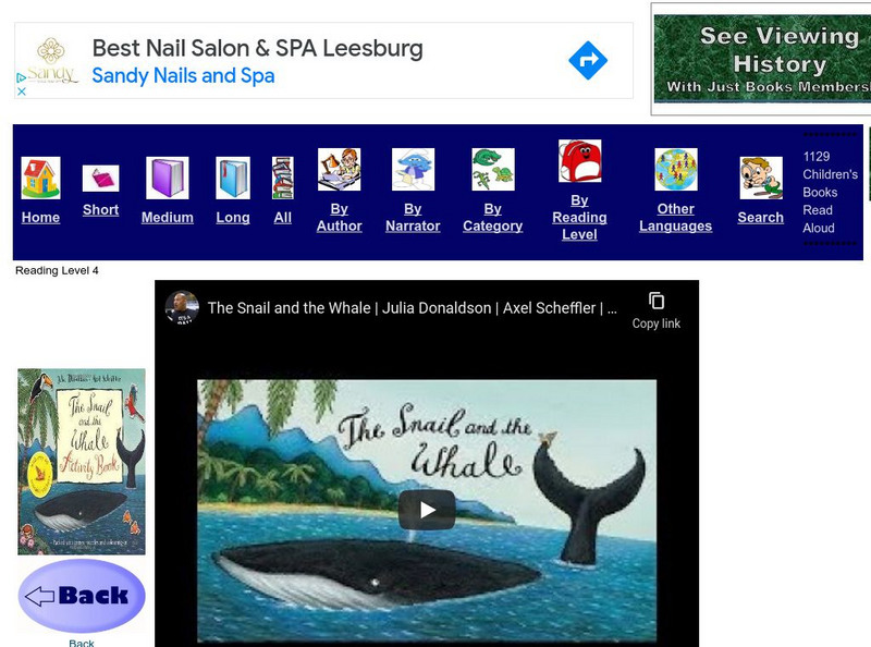 Just Books Read Aloud: The Snail and the Whale eBook Just Books Read Aloud: The Snail and the Whale eBook