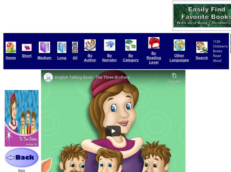 Just Books Read Aloud: Appu Series: The Three Brothers: An Arabian Tale eBook Just Books Read Aloud: Appu Series: The Three Brothers: An Arabian Tale eBook