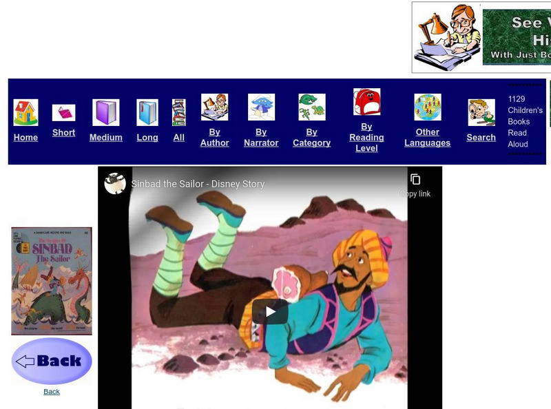 Just Books Read Aloud: Walt Disney: The Voyages of Sinbad eBook