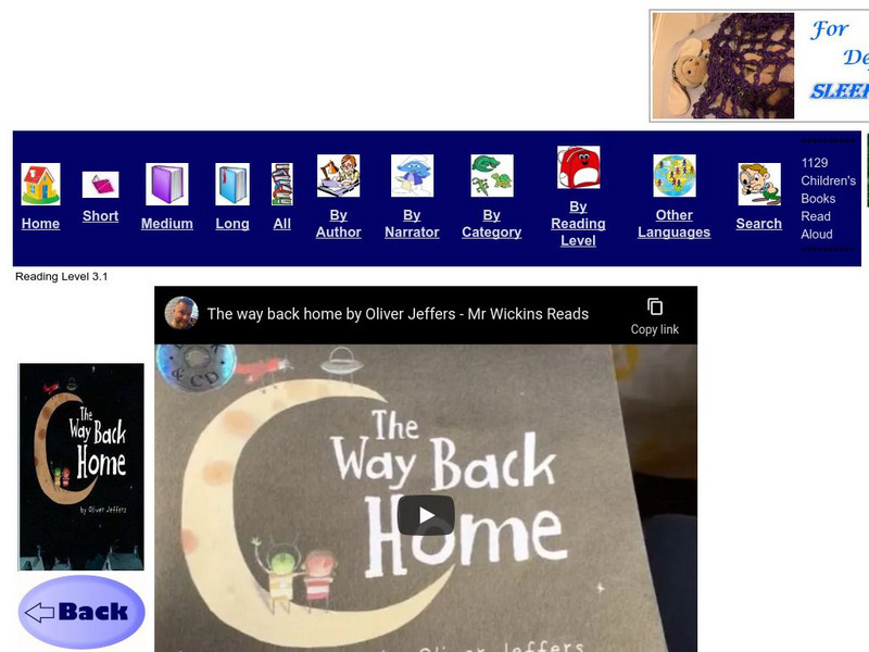 Just Books Read Aloud: Oliver Jeffers: The Way Back Home eBook