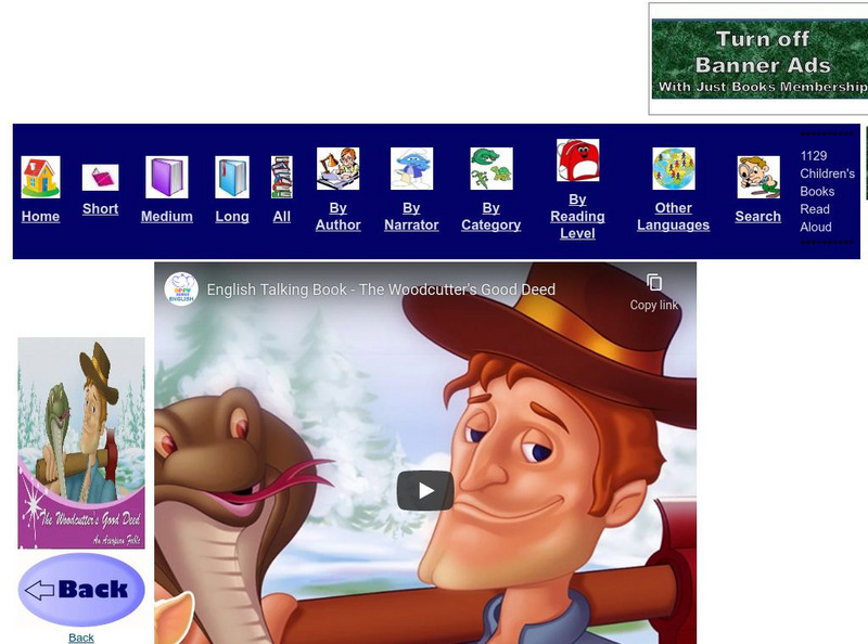 Just Books Read Aloud: The Woodcutter's Good Deed: An Aesopian Fable eBook Just Books Read Aloud: The Woodcutter's Good Deed: An Aesopian Fable eBook