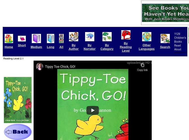 Just Books Read Aloud: George Shannon: Tippy Toe Chick, Go! eBook