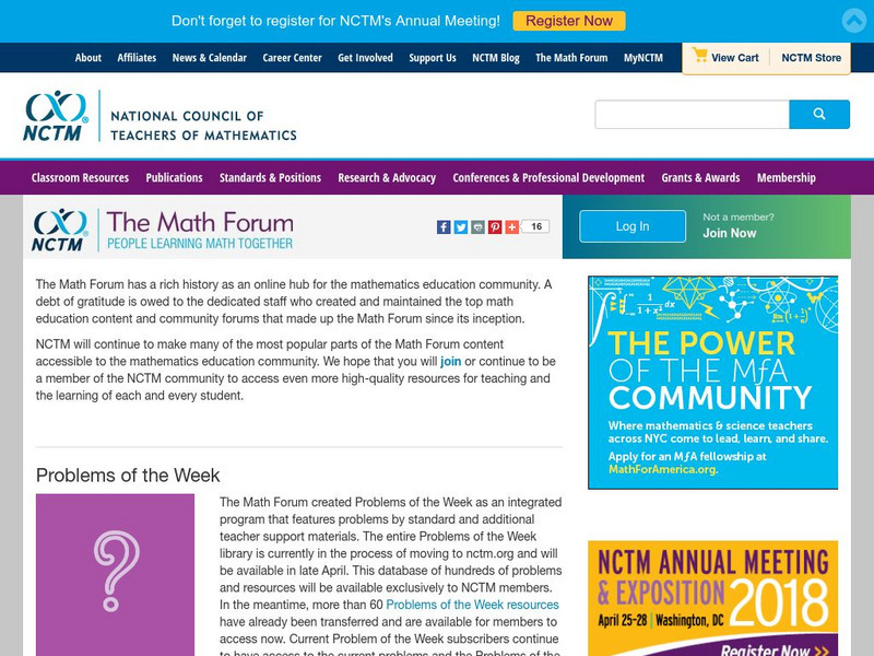 The Math Forum: The Cylinder Problem: Middle School Lesson Activity