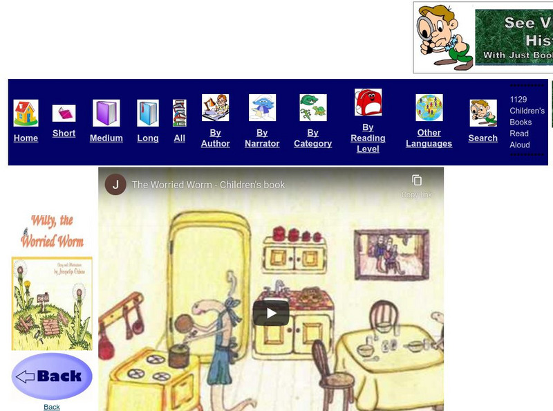 Just Books Read Aloud: Jacquelyn Osburn: Willy, the Worried Worm eBook