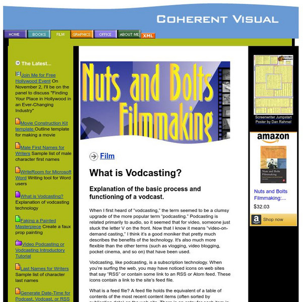 What Is Vodcasting? Article