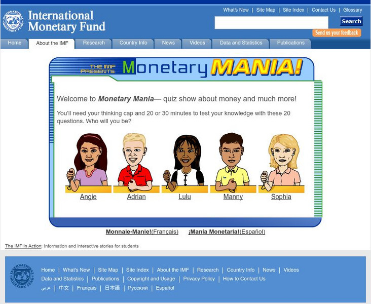 International Monetary Fund: Monetary Mania Unknown Type International Monetary Fund: Monetary Mania Unknown Type